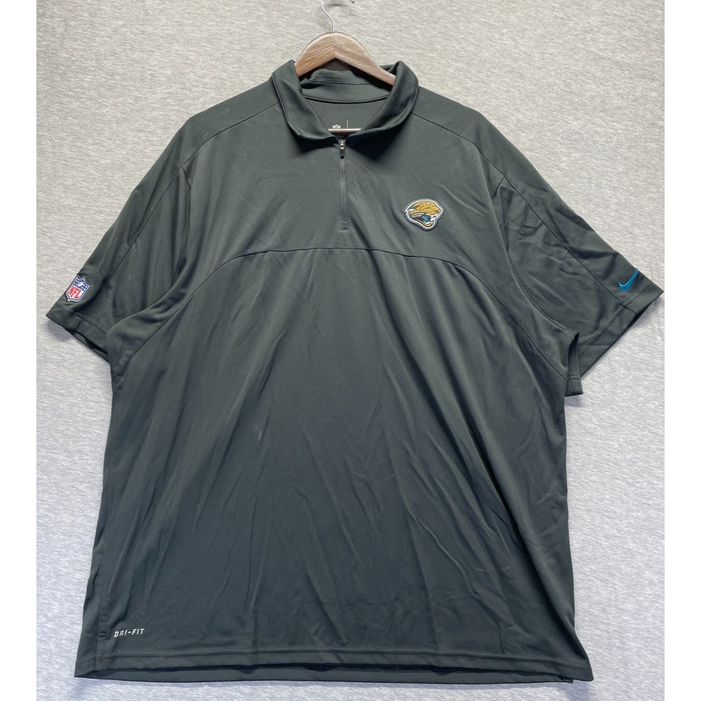 Jacksonville Jaguars Jersey Mens 2XL Dark Gray Nike Dri-Fit NFL Football Sports
